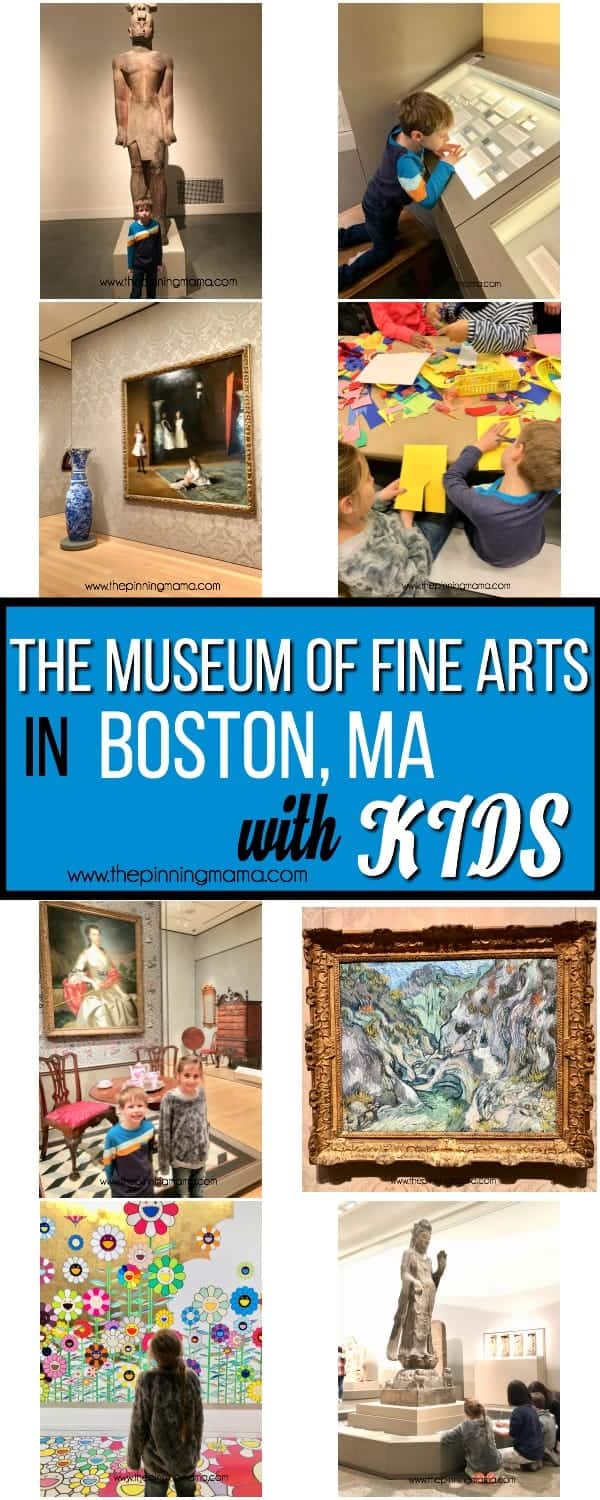 Visiting The Museum of Fine Arts in Boston MA with Kids.