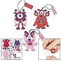 Valentine Monster craft for school parties.