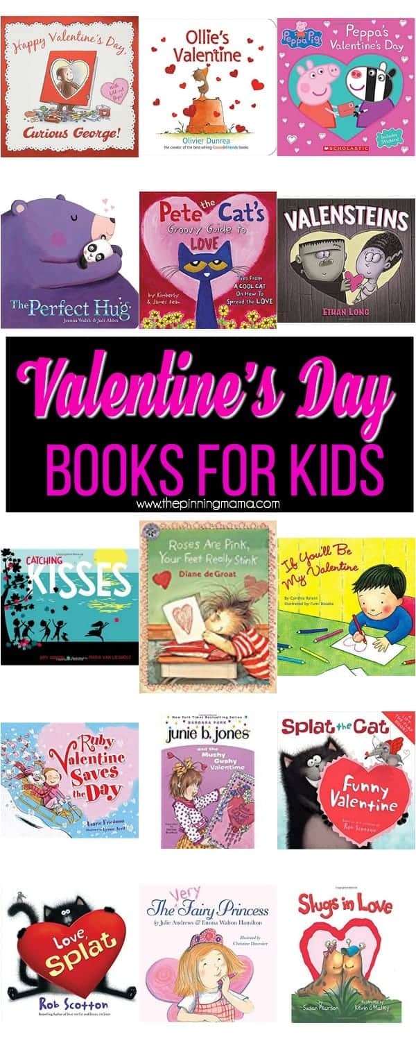 The big list of Valentine's Day book for Kids.