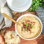 Roasted Cauliflower Soup - Whole30, Paleo, Gluten free Dairy Free