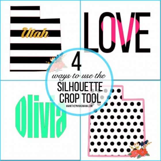 The Crop tool in Silhouette Design.