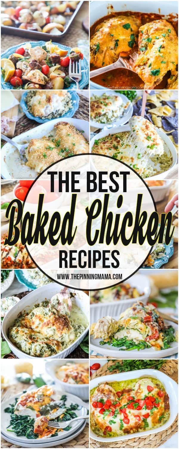 My FAVORITE Baked Chicken Recipes