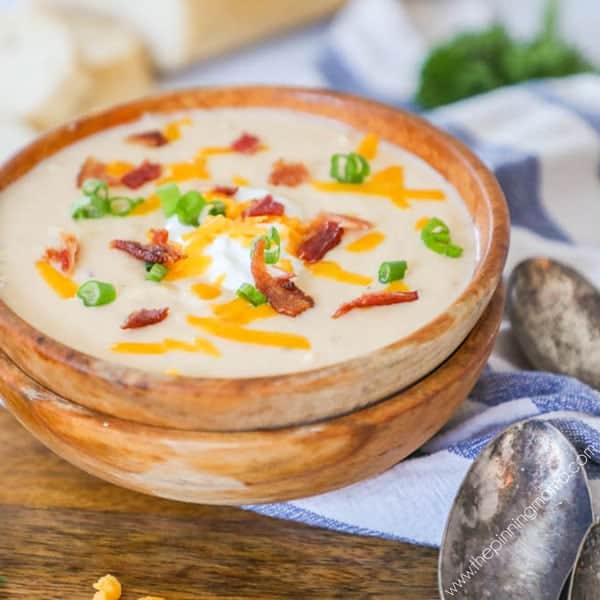 The BEST Cauliflower Cheese Soup recipe