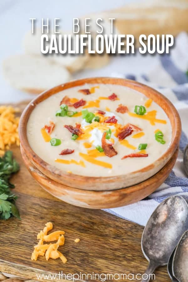 The BEST Creamy Cauliflower Soup recipe