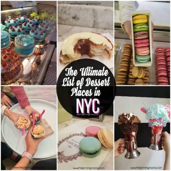 The Ultimate List of Dessert Places in NYC for your family.