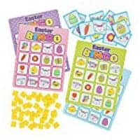 Easter BINGO for school parties.