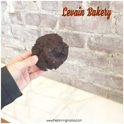 Delicious Baked goods at Levain Bakery in NYC.