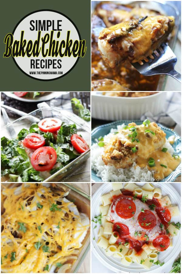 Easy Baked Chicken Recipes