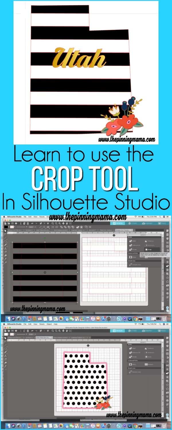 Learn how to use the crop tool in Silhouette Studio.