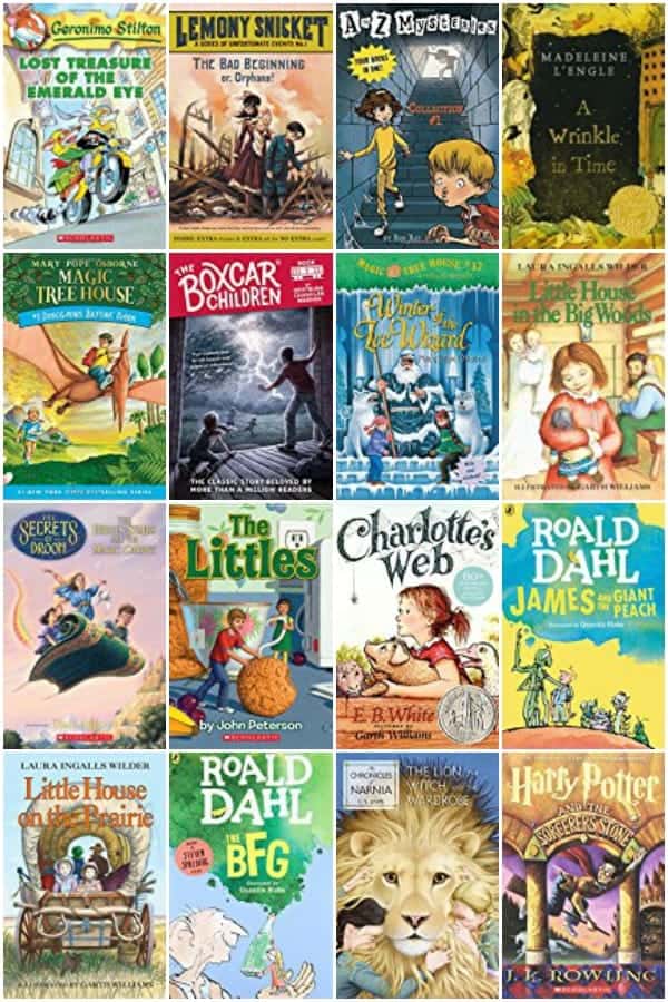Your Big list of Boys and Girls Chapter Books.