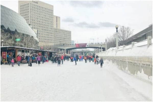 Rideau Canal Skateway, Winterlude Canada.