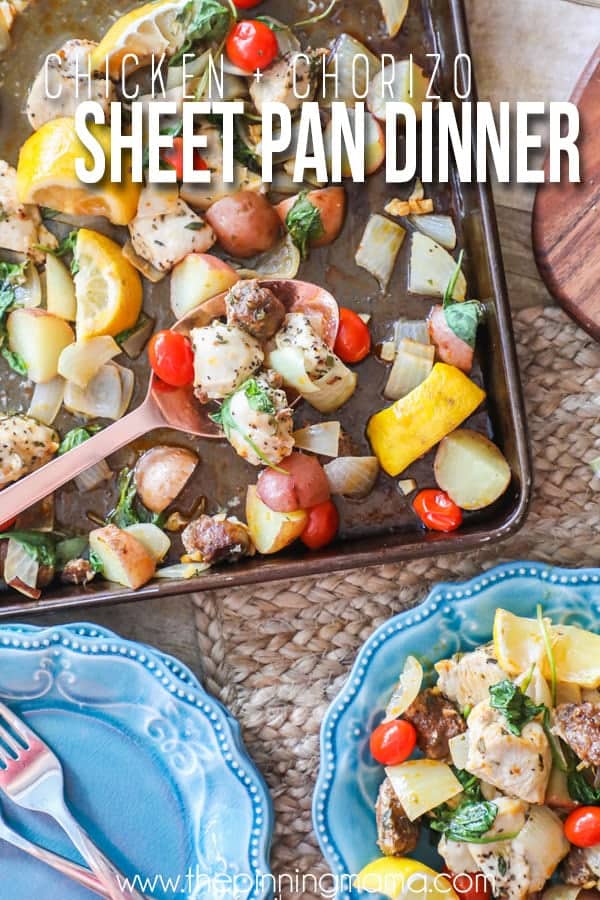 Easy SHeet Pan Dinner idea- SO GOOD!