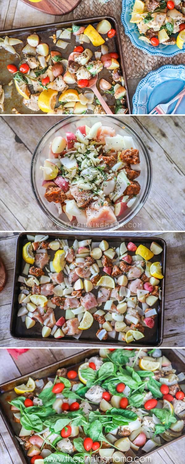 How to Make Chicken Sheet Pan dinner!