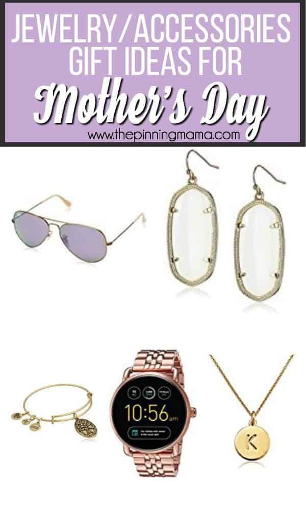 The big list of Jewelry and accessories gift ideas for Mother's Day. 