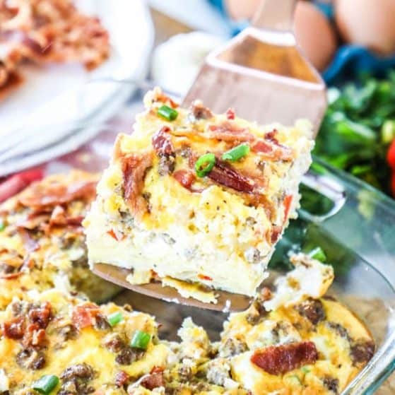 Loaded Hashbrown Breakfast Casserole
