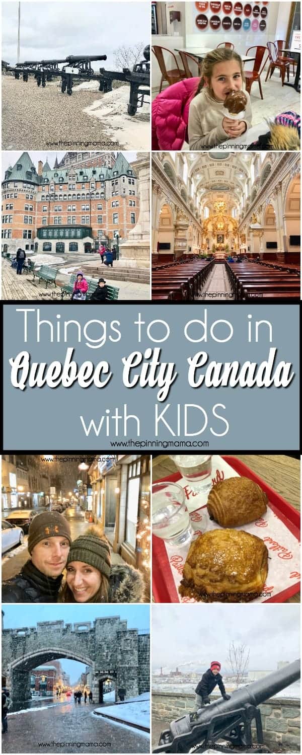 Things to do in Quebec City with Kids.