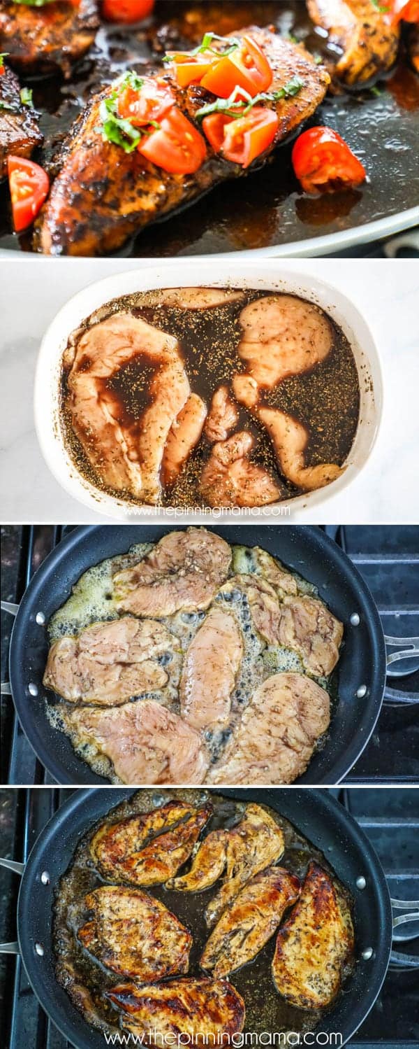 Best Dinner Idea! How to make Honey Balsamic Chicken Breast