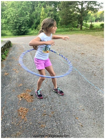 Hula Hoop contest.
