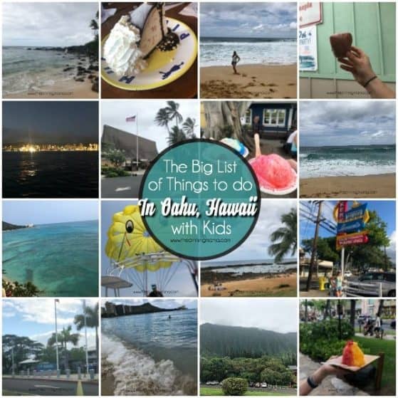 The BIG list of things to do in Oahu, Hawaii.