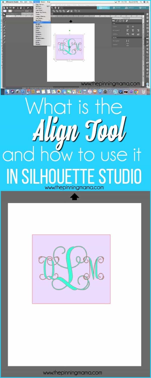 What is the Align Tool and how to use it in Silhouette Studio. 