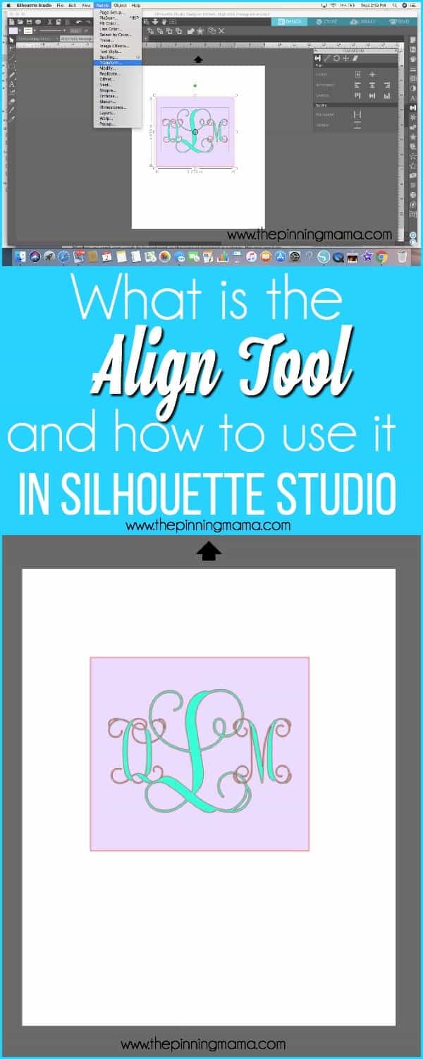 What is the Align Tool and how to use it in Silhouette Studio.