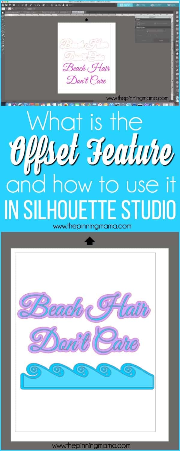 What is the Offset Feature and how to use it in Silhouette Studio. 