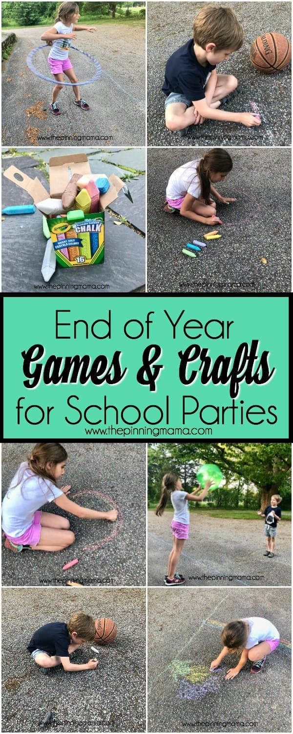 Ideas for End of Year school parties and crafts. 
