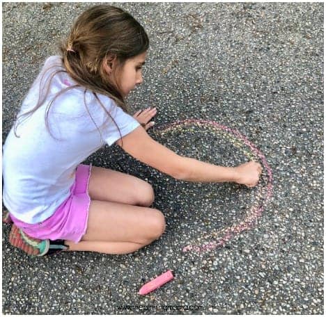 Side Walk Chalk art fir school parties.