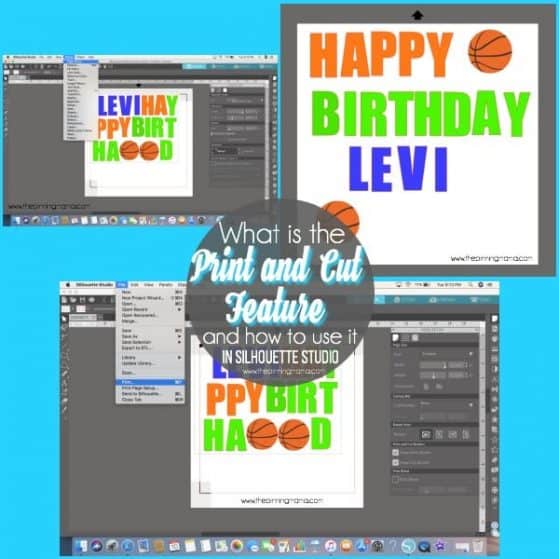 What is Print and Cut and how to use it in Silhouette Studio.