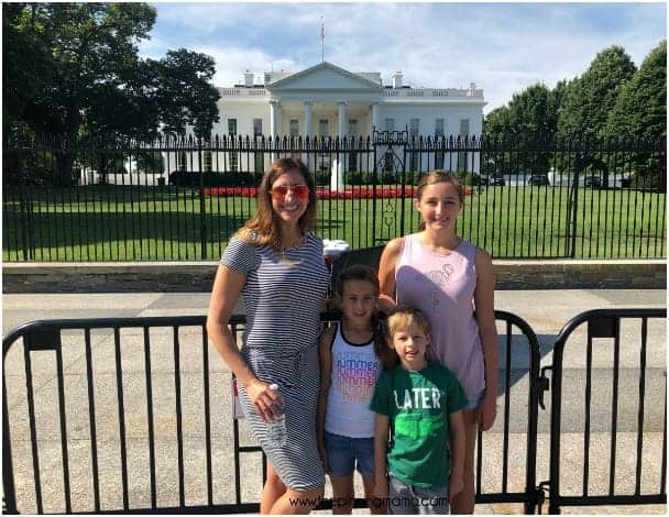 Touring the White House with kids.