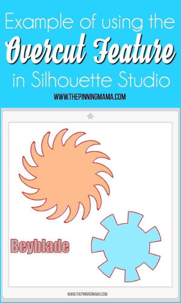Example of using Overcut in Silhouette Studio.