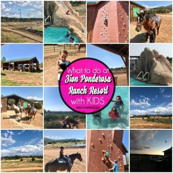 What to do at Zion Ponderosa Ranch Resort with KIDS.