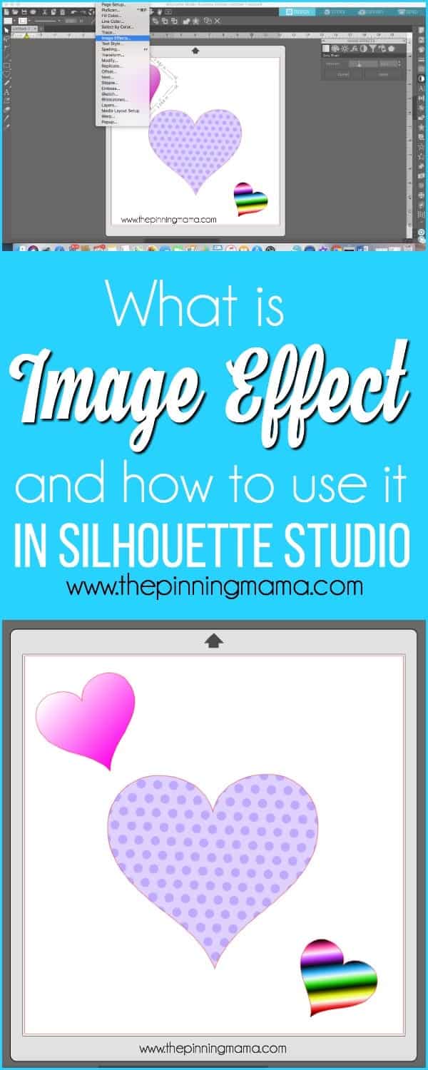 What is Image Effect and how to use it in Silhouette Studio. 