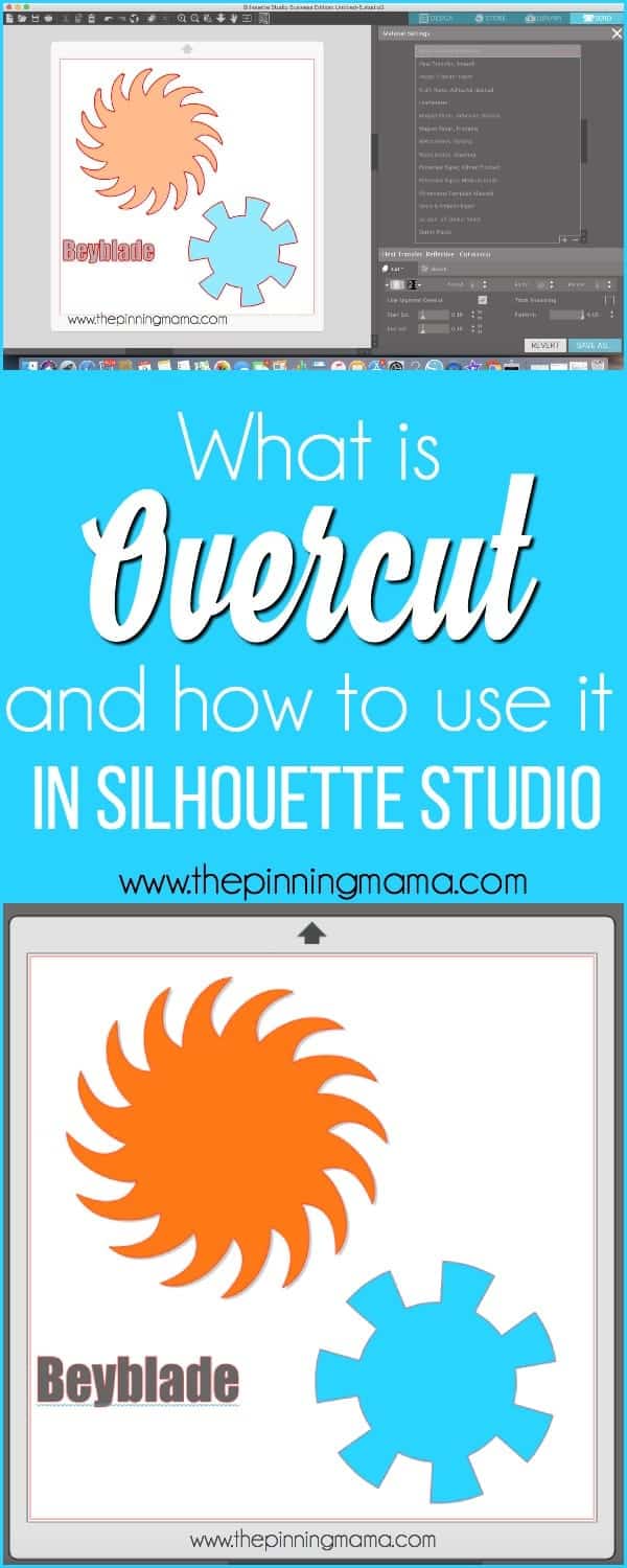 What is Overcut and how to use it in Silhouette Studio. 