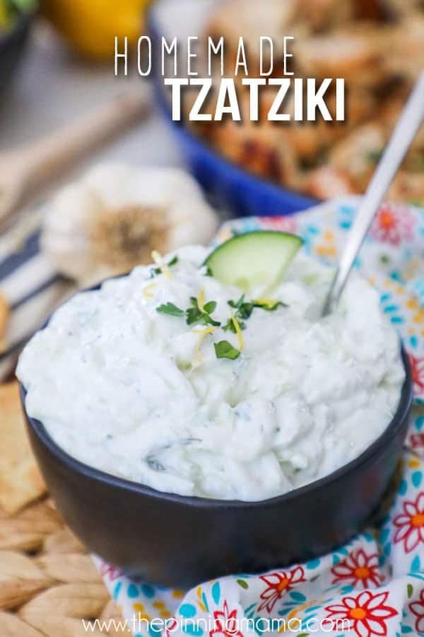 Tzatziki sauce made from Scratch