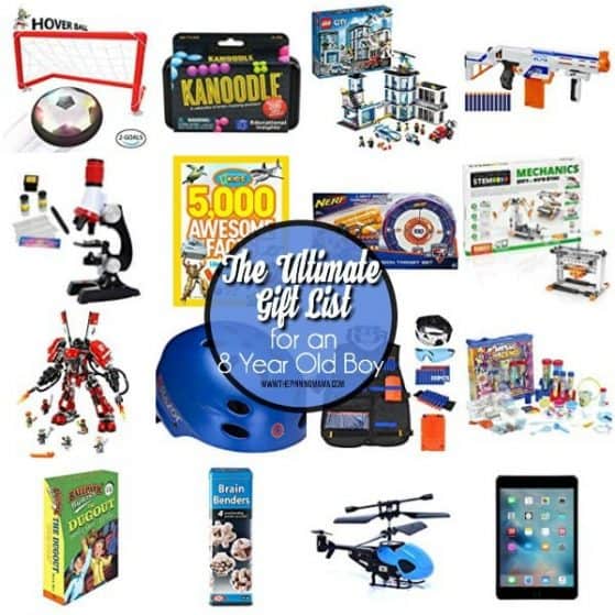 The Ultimate Gift List for an 8 Year Old Boy.