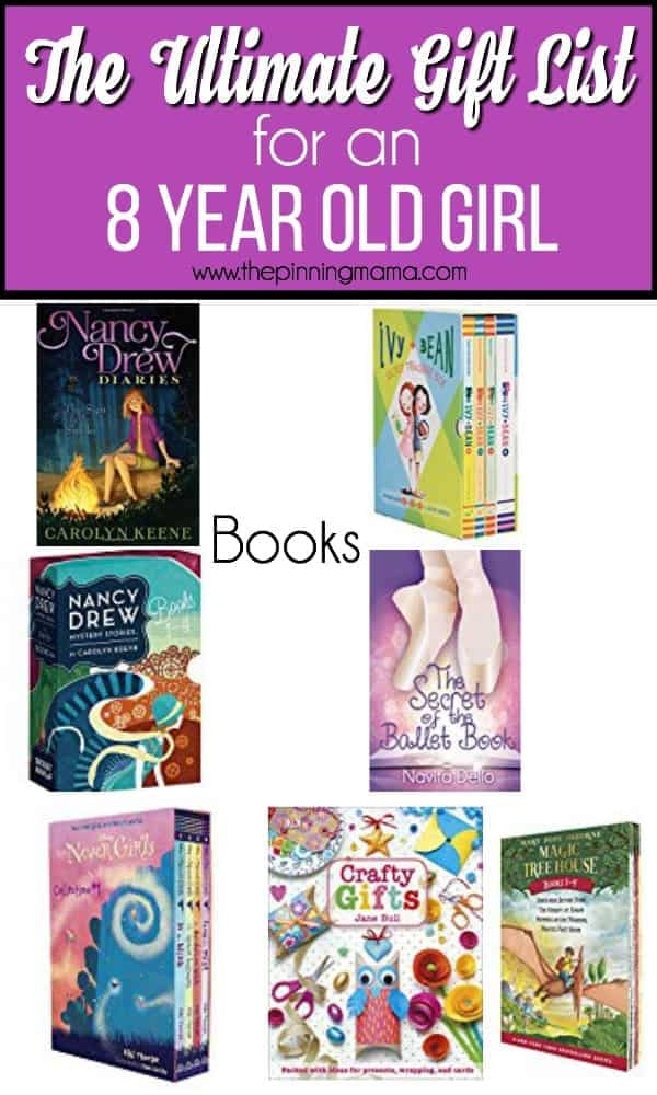 Ultimate gift list for an 8 year old girl, book ideas