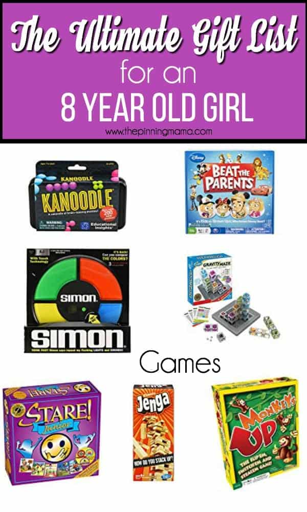 The Ultimate gift guide for an 8 year old girl, games.