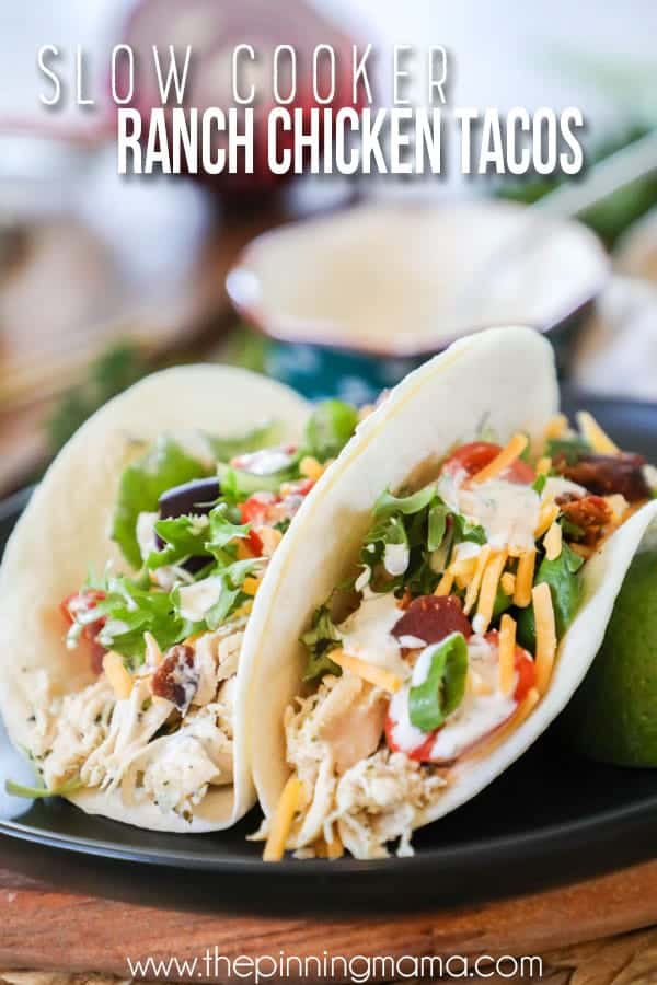 Ranch Chicken Tacos are a so easy to make and super delicious. 