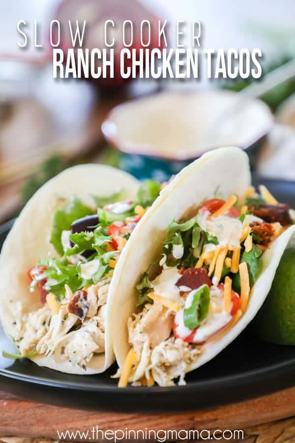 Ranch Chicken Tacos are a so easy to make and super delicious.