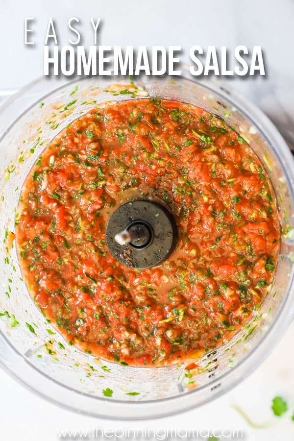 Whole30 Salsa is a crowd pleasure and easy to make in less than 10 minutes.