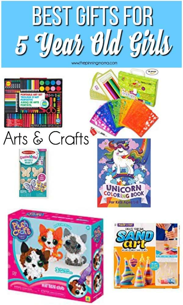 The BEST List of Art and Craft Gift Ideas for a 5 Year Old Girl. 