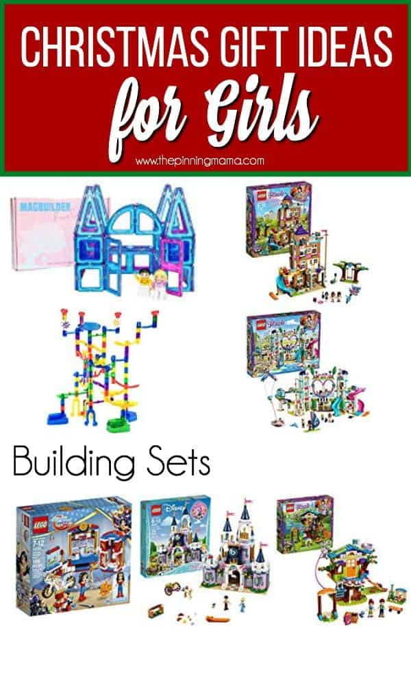 Christmas Gift ideas for Girls, Building Sets including legos.  