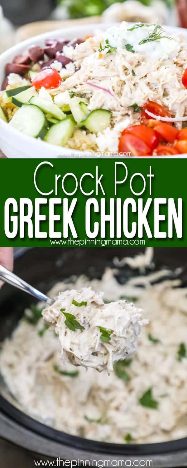 Try this delicious cream crockpot greek chicken.