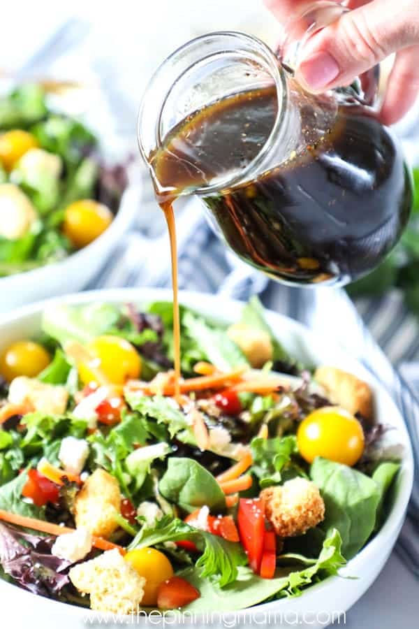 Homemade Vinaigrette is so delicious and easy to make. 