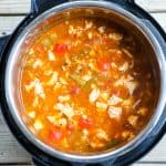 Chicken Fajita Soup Step 5: Serve warm with your choice of toppings