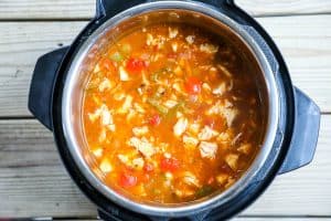 Chicken Fajita Soup Step 5: Serve warm with your choice of toppings