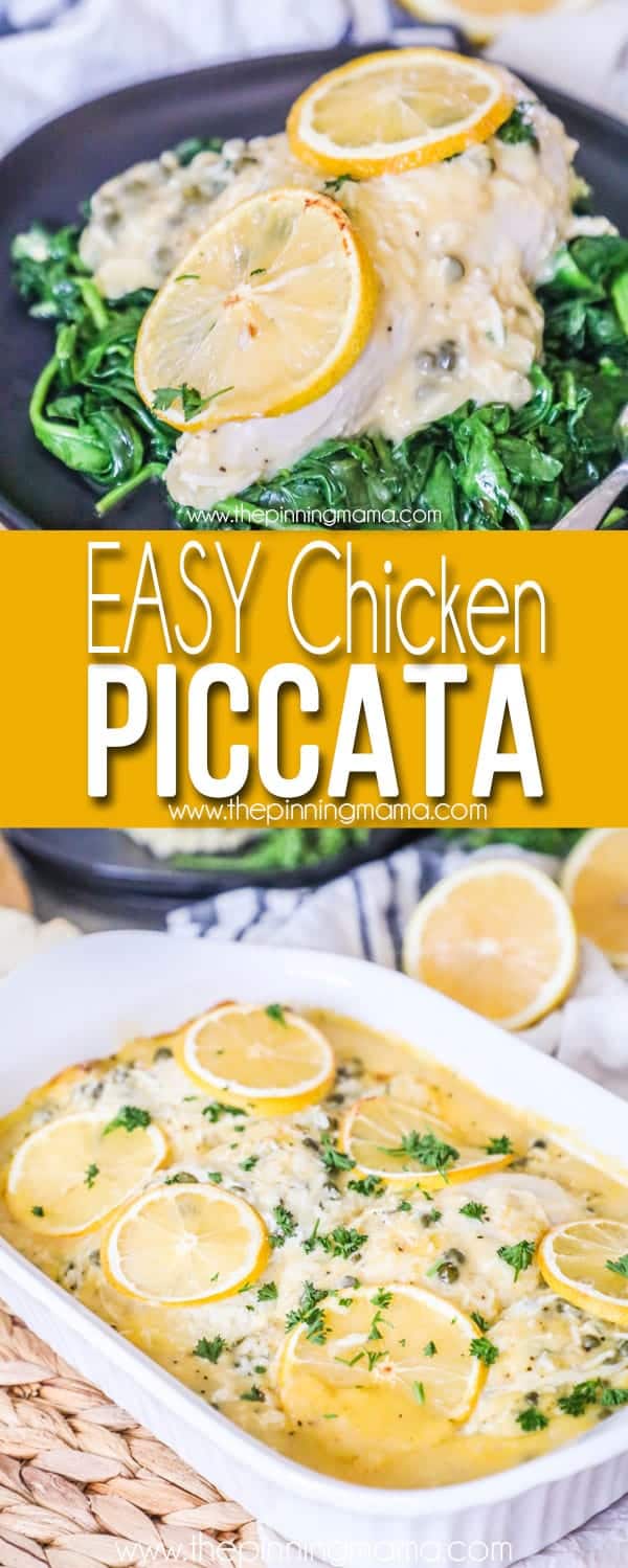 Try this quick and EASY Chicken Piccata.