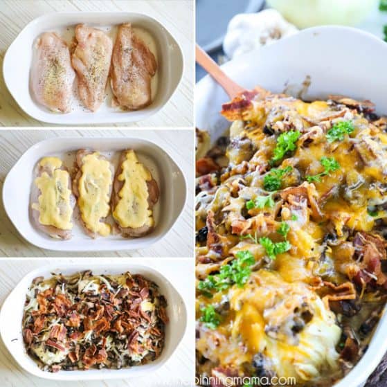 Easy Honey Mustard Chicken Recipe step by step with ingredients