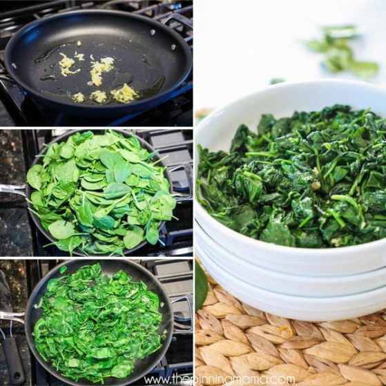 How to make Sautéed Spinach with Garlic.